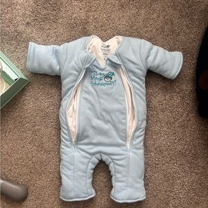 Baby Blue Merlin magic sleep suit